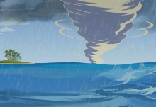 受今年第6号台风“卡努”影响 发布风暴潮蓝色警报