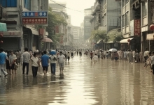 广东316个镇街再遭暴雨侵袭 广州花东镇降雨量达217.9毫米