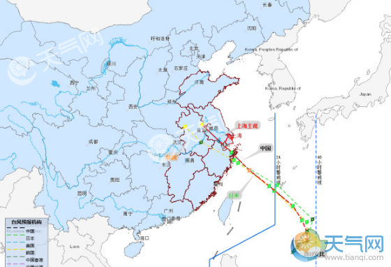 10号台风路径实时发布系统 上海今天顶住35℃