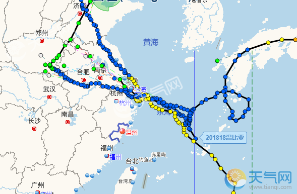 2018年台风温比亚最新消息 温比亚创造了上海台风的历史