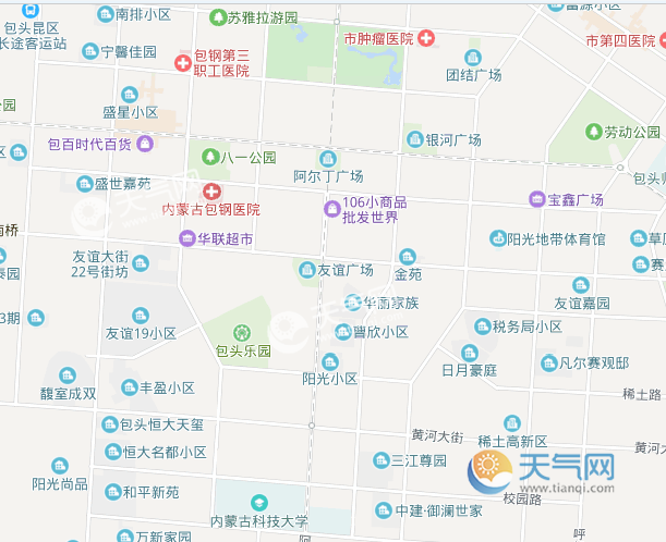 2019包头地图全图高清版大图 包头电子地图详细地址查询