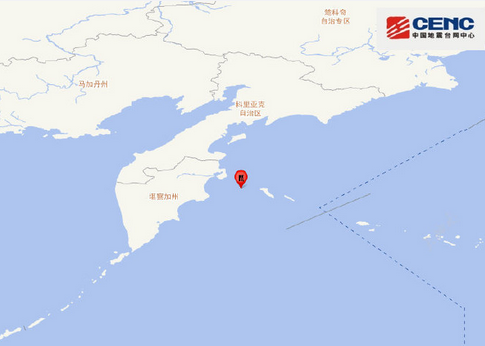 国外地震最新消息科曼多尔群岛54级地震
