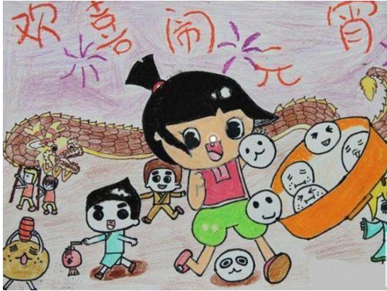 2019幼儿元宵节简笔画图片元宵节简笔画图片彩色