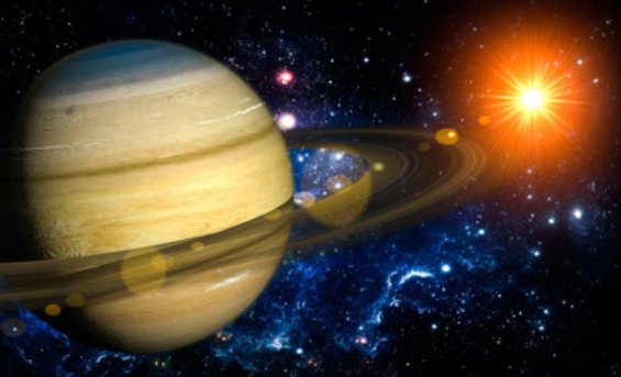 太阳冲土星图片