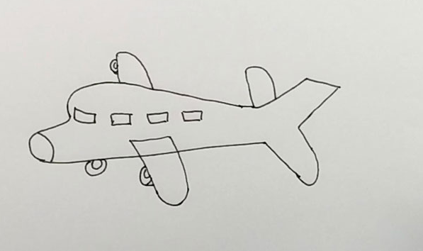 飞机简笔画怎么画 飞机的简笔画步骤图解教程