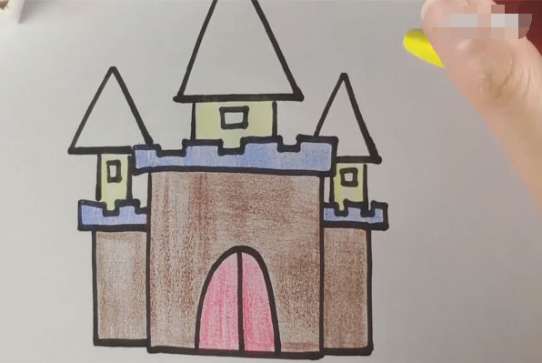 叶罗丽的城堡简笔画图片
