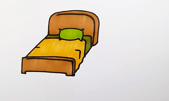 画床的简笔画画法图片