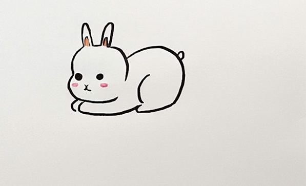 兔简笔画怎么画兔的简笔画步骤图解教程