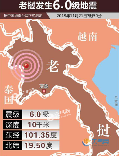 老挝发生6级地震最新消息 连续两次6级地震让云南震感特别明显