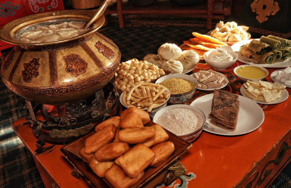 蒙古族美食图片 食俗图片