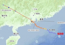 7号台风海高斯最新路径发展情况 今晚将抵达广西多地暴雨预定