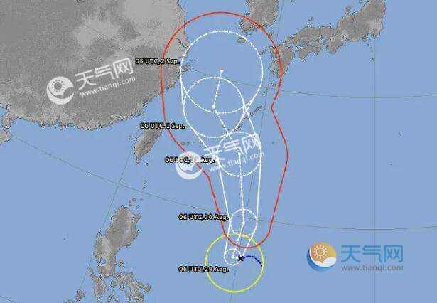 9号台风路径实时发布系统2020 台风美莎克风力已增强至9级