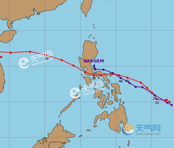 17号台风最新消息台风路径图 十七号台风沙德尔路径走向预测