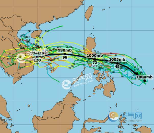 17号台风最新消息台风路径图 十七号台风沙德尔路径走向预测