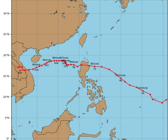 17号台风路径实时发布系统今天台风沙德尔或于20日生成并影响我国海南