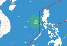 19号台风天鹅最新消息路径图  已减弱为热带风暴会影响海南吗