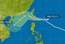 20号台风路径图实时发布 台风艾莎尼最新路径图更新
