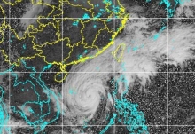广东22号台风最新消息台风路径图  环高外围影响广东沿海刮9级大风