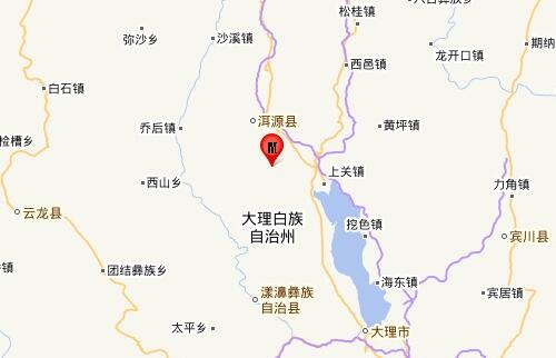 云南2021地震最新消息今天 大理州洱源县发生3.8级地震