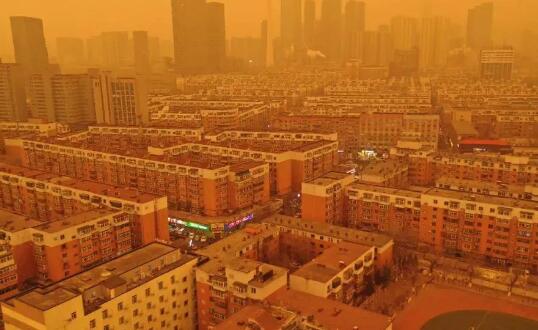 中央气象台继续发布沙尘暴蓝色预警 陕西空气污染气象条件差