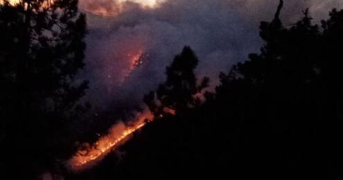 四川凉山州木里县发生森林火灾 目前暂无人员伤亡