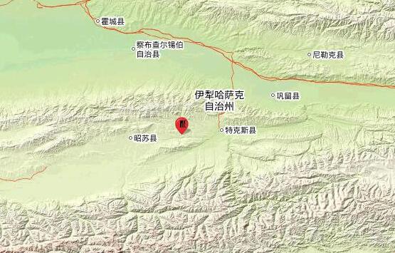 新疆伊犁州昭苏县发生4.5级地震 目前暂无人员伤亡报告