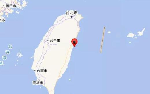 台湾花莲县一夜发生13起地震 最高地震等级达5.4级