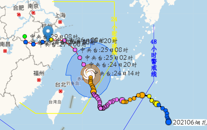 浙江省台风路径图图片