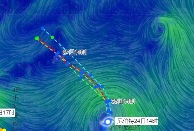 八号台风最新消息2021路径图 台风“尼伯特”会不会影响山东