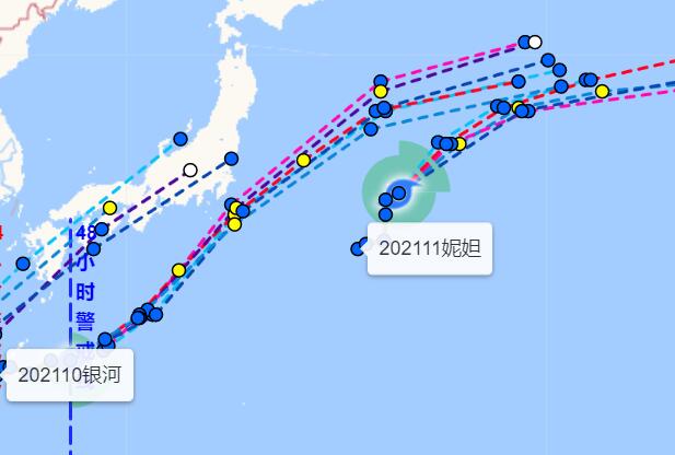 温州台风网最新的实时路径图 “妮妲”未来会影响浙江吗