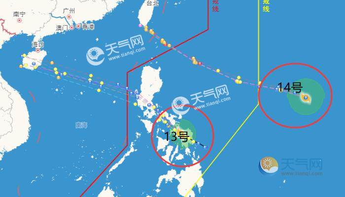 十四號臺風燦都路徑預測圖 14號颱風未來對海南有影響嗎