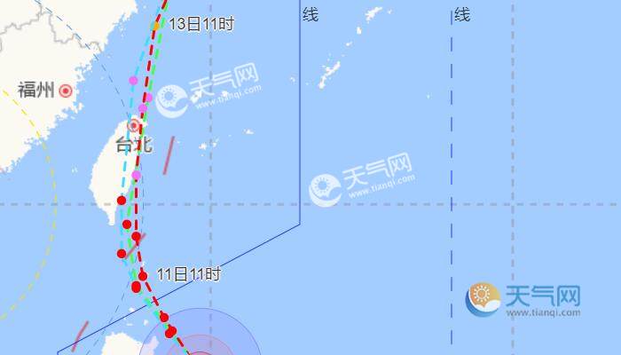 颱風燦都實時路徑最新消息 14號颱風未來會登陸哪裡