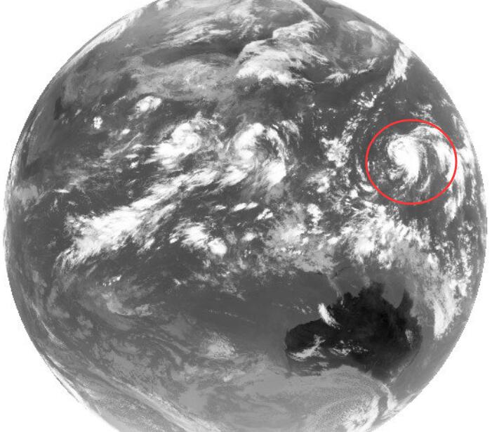 2021年16号台风蒲公英卫星云图更新 今年十六号台风超清晰云图