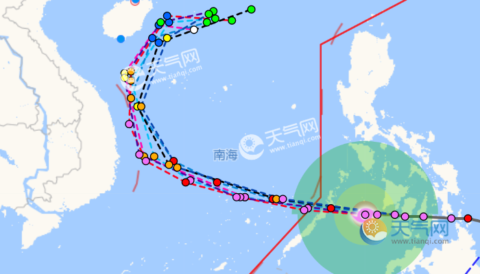 台风雷伊路径图图片