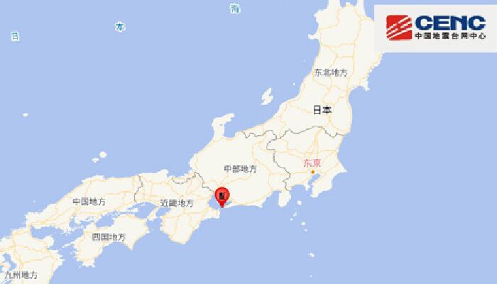 5月9日地震最新消息：日本本州东岸近海发生5.1级地震