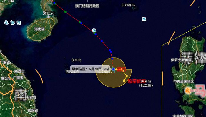3号海南台风路径实时发布系统更新消息 台风暹芭未来对海南有什么影响