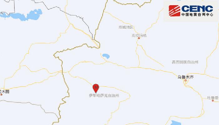 12月23日地震最新消息：新疆伊犁州巩留县发生3.4级地震