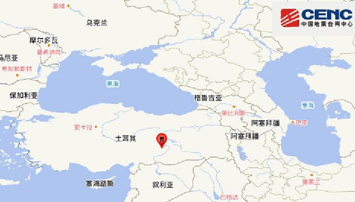 土耳其地震最新消息：2月7日15时11分发生5.2级地震