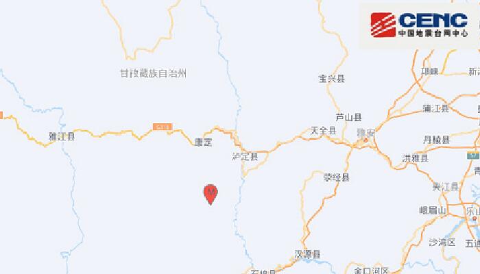 2月13日四川地震最新消息：甘孜州泸定县发生3.1级地震