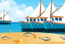 浙江沿海渔船已全部在港避风 嵊泗县开始补充重点民生物资