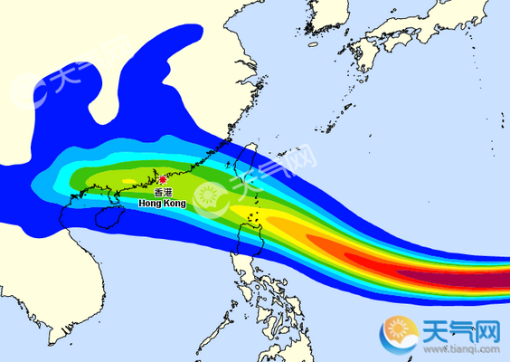 2018台风山竹登陆地点预测 50%的概率会袭击