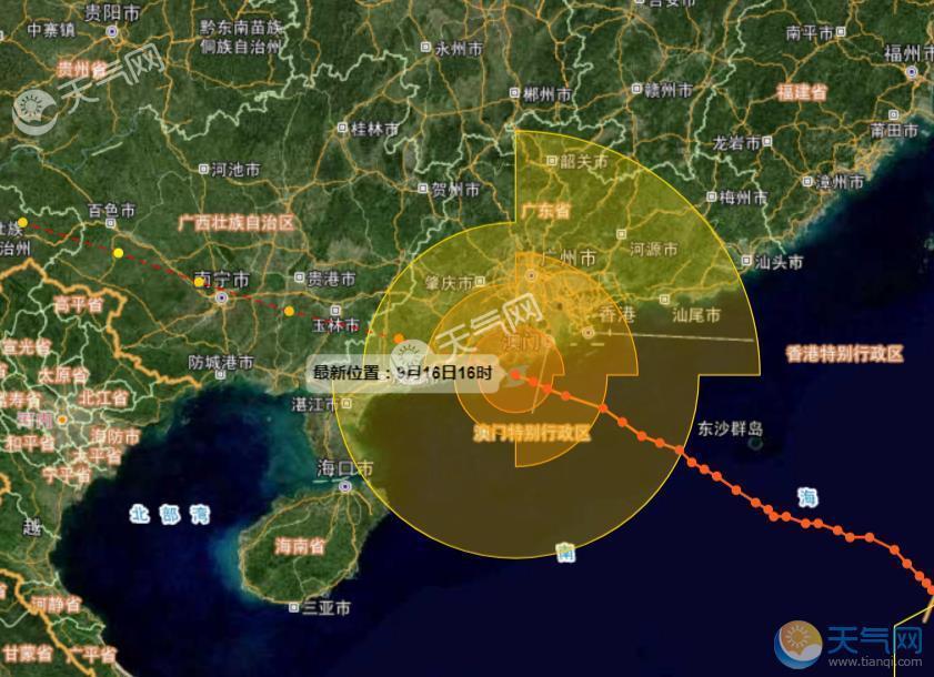 台风山竹路径图片