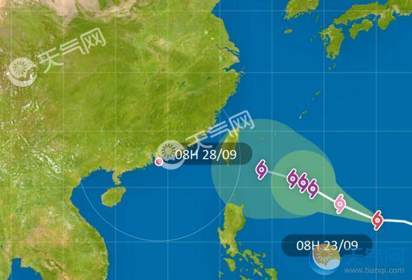 24號颱風潭美最新消息2018 路徑西調來我國概率提高