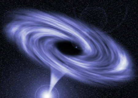 最大的黑洞有多大图片